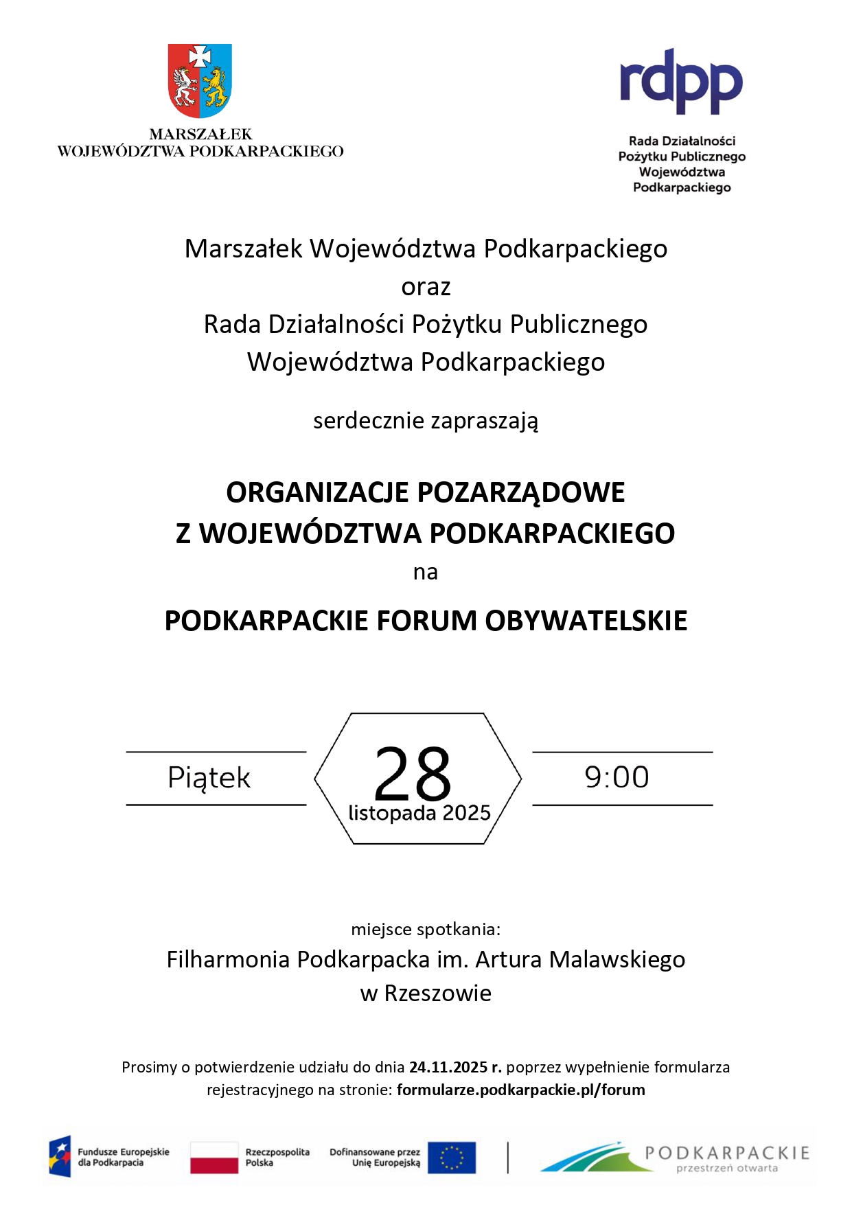 ZAPROSZENIE DLA ORGANIZACJI POZARZĄDOWYCH!