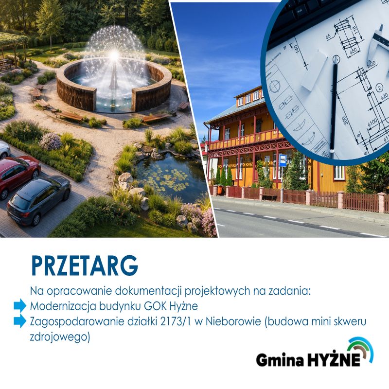 PRZETARG – OPRACOWANIE DOKUMENTACJI PROJEKTOWYCH
