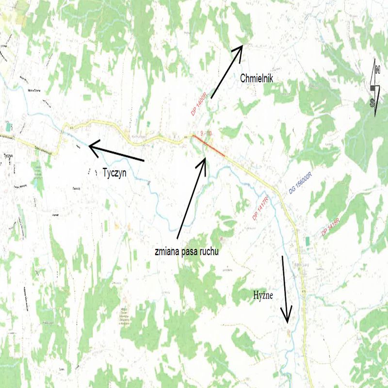 AKTUALIZACJA – UTRUDNIENIA NA DRODZE WOJEWÓDZKIEJ